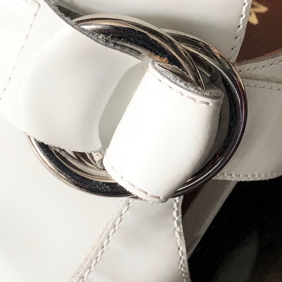RARE❗️DEREK LAM Lee Side Buckle Loafer - White 8.5 - Picture 8 of 8